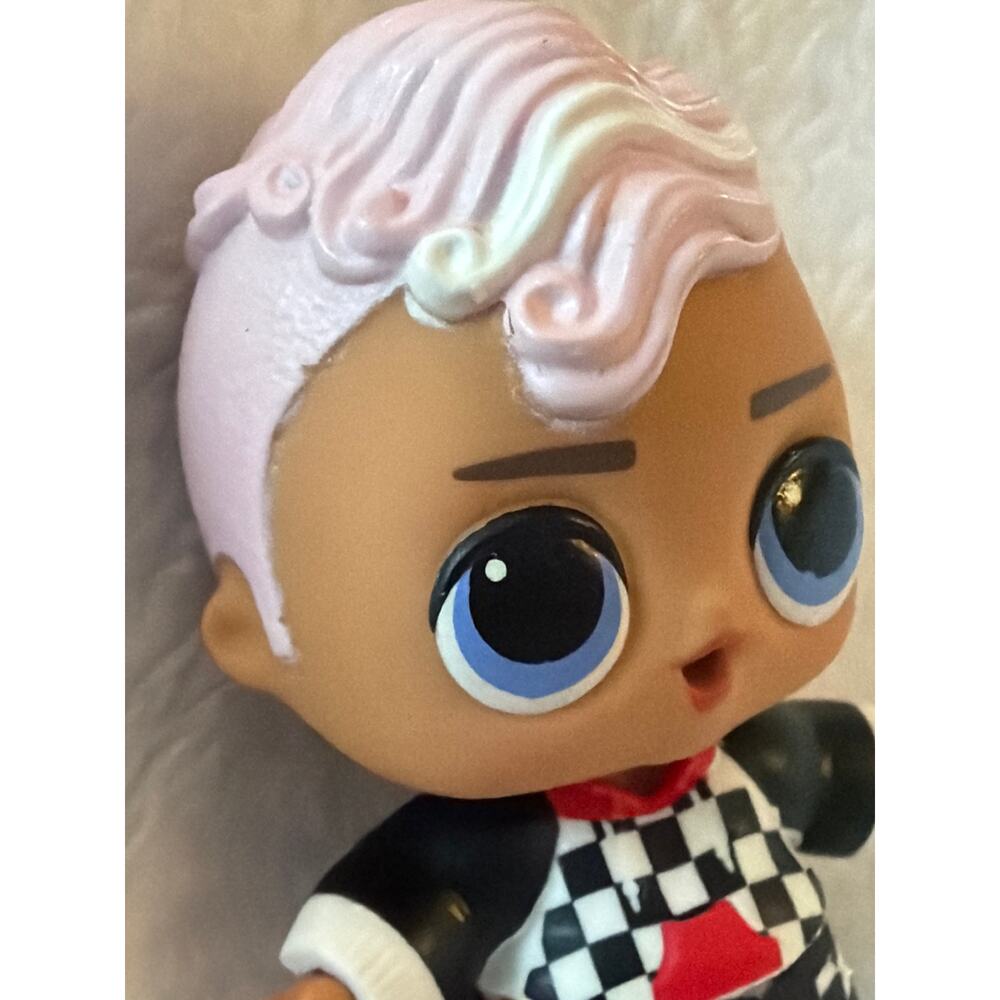 LOL Surprise OMG Boy Racer 2018 MGA Checker Outfit Doll Figure 3.5" Toy - Picture 3 of 13